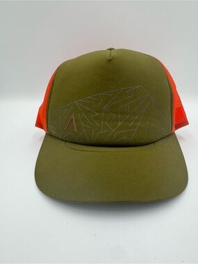 ARC’TERYX Olive & Orange Trucker Cap